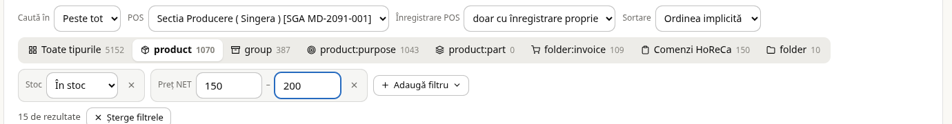 Stoc În stoc și Preț NET 150–200: 15 de rezultate